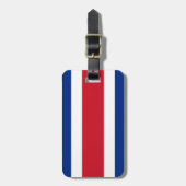 Vlag van Costa Rica Bagagelabel (Voorkant verticaal)