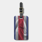 Vlag van Costa Rica Bagagelabel (Voorkant verticaal)