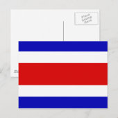 Vlag van Costa Rica Briefkaart (Voorkant / Achterkant)