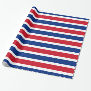 Vlag van Costa Rica Cadeaupapier