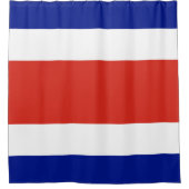 Vlag van Costa Rica Douchegordijn (Voorkant)