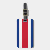 Vlag van Costa Rica Easy ID Personal Bagagelabel (Voorkant verticaal)