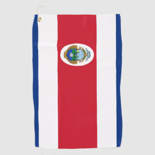 vlag van Costa Rica Golfhanddoek