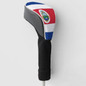 vlag van Costa Rica  Golfheadcover (Schuin)