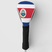 vlag van Costa Rica  Golfheadcover (Voorkant)