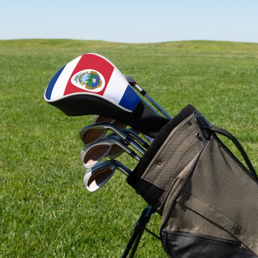 vlag van Costa Rica Golfheadcover (Insitu)