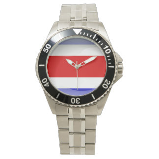 Vlag van Costa Rica Horloge