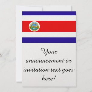 Vlag van Costa Rica Kaart