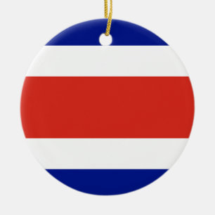 Vlag van Costa Rica Keramisch Ornament