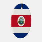 Vlag van Costa Rica Keramisch Ornament (Rechts)