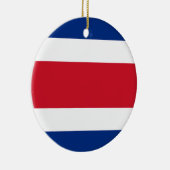 Vlag van Costa Rica Keramisch Ornament (Rechts)