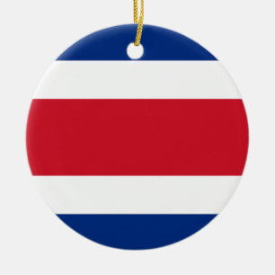 Vlag van Costa Rica Keramisch Ornament