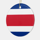Vlag van Costa Rica Keramisch Ornament (Links)