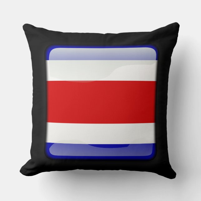Vlag van Costa Rica Kussen (Voorkant)