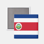 Vlag van Costa Rica Magneet (Voorkant / Achterkant)