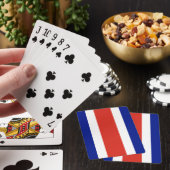 Vlag van Costa Rica Pokerkaarten (Insitu)