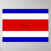 Vlag van Costa Rica Poster (Voorkant)