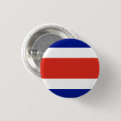 Vlag van Costa Rica Ronde Button 3,2 Cm (Voorkant /achterkant)