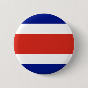 Vlag van Costa Rica Ronde Button 5,7 Cm