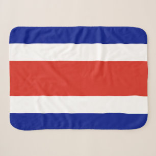Vlag van Costa Rica Sherpa Deken