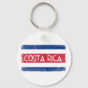 vlag van Costa Rica Sleutelhanger