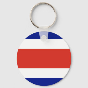 Vlag van Costa Rica Sleutelhanger