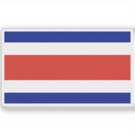 Vlag van Costa Rica Sticker