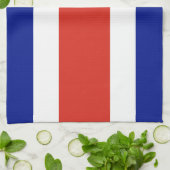 Vlag van Costa Rica Theedoek (Gevouwen)