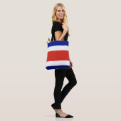 Vlag van Costa Rica Tote Bag (Op model)