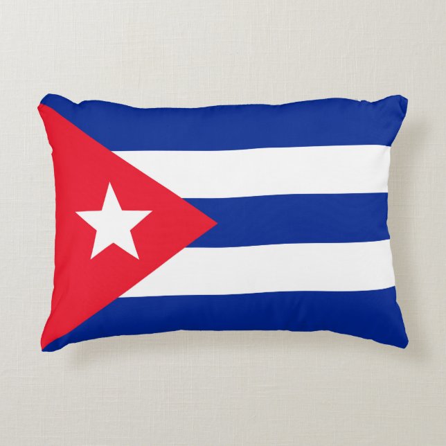 Vlag van Cuba Accent Kussen (Voorkant)