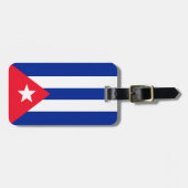 Vlag van Cuba Bagagelabel (Voorkant horizontaal)
