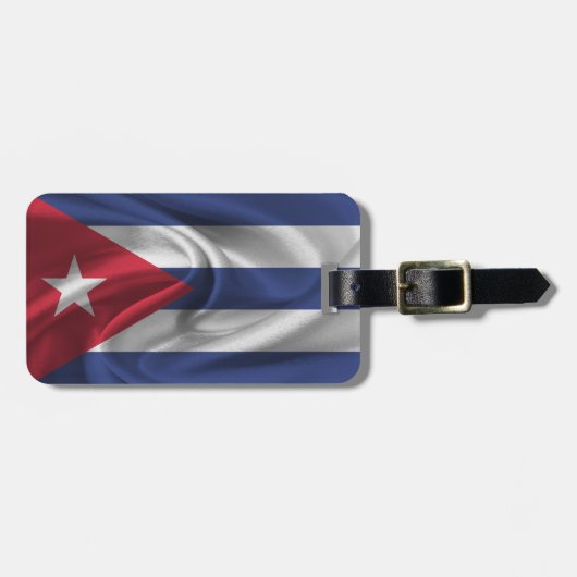 vlag van Cuba Bagagelabel (Voorkant horizontaal)