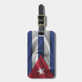 vlag van Cuba Bagagelabel (Voorkant verticaal)