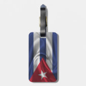 vlag van Cuba Bagagelabel (Achterkant verticaal)