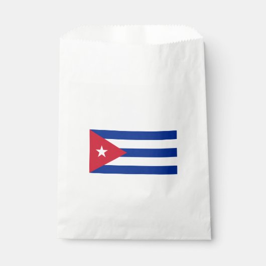 Vlag van Cuba Bedankzakje (Voorkant)