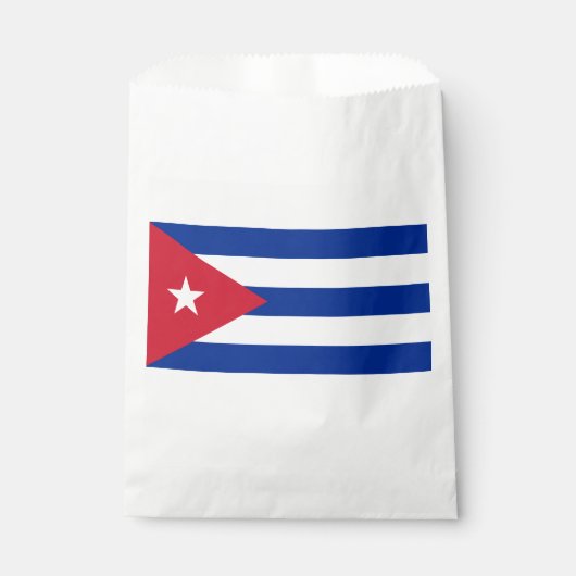 Vlag van Cuba Bedankzakje (Voorkant)