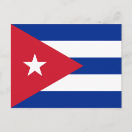Vlag van Cuba Briefkaart