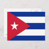 Vlag van Cuba Briefkaart (Voorkant / Achterkant)
