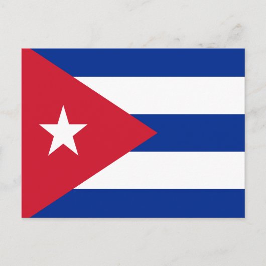 Vlag van Cuba Briefkaart (Voorkant)