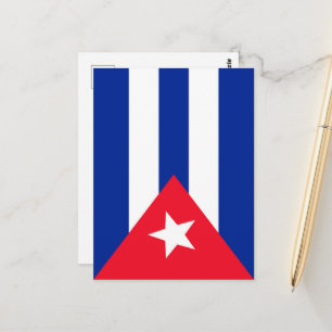 Vlag van Cuba Briefkaart