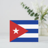 Vlag van Cuba Briefkaart (Staand voorkant)