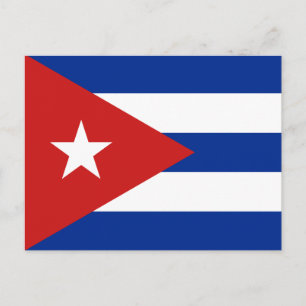 Vlag van Cuba Briefkaart