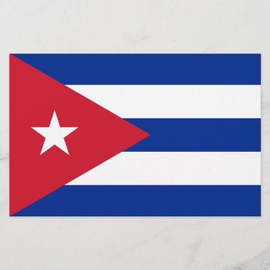 Vlag van Cuba Briefpapier (Voorkant)