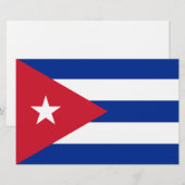 Vlag van Cuba Briefpapier (Voorkant / Achterkant)