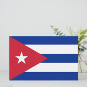 Vlag van Cuba Briefpapier (Staand voorkant)