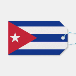 Vlag van Cuba Cadeaulabel