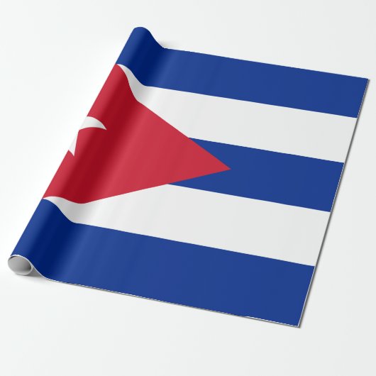 Vlag van Cuba Cadeaupapier (Uitgerold)