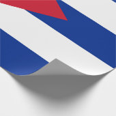 Vlag van Cuba Cadeaupapier (Hoek)