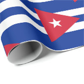 Vlag van Cuba Cadeaupapier (Rol Hoek)