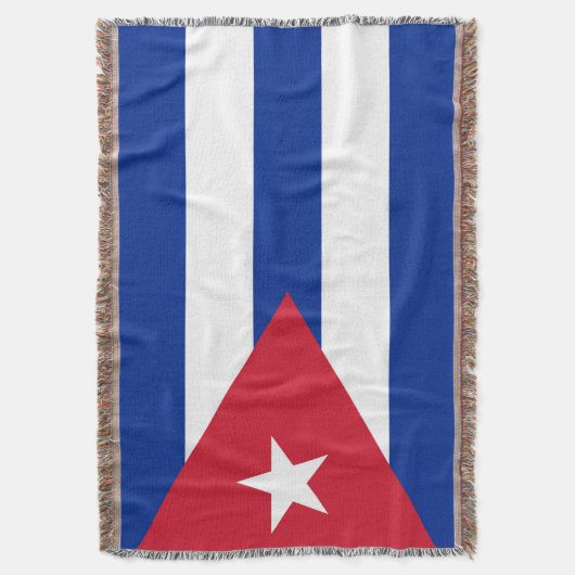 Vlag van Cuba Deken (Voorkant Verticaal)